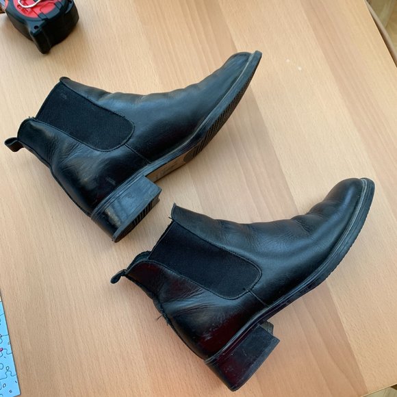 leather chelsea ankle boots quiet luxury - Picture 4 of 16